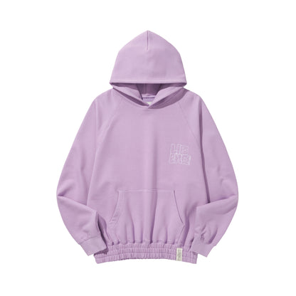 LOGO BANDING HOODIE / VIOLET