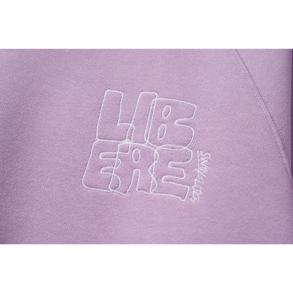 LOGO BANDING HOODIE / VIOLET