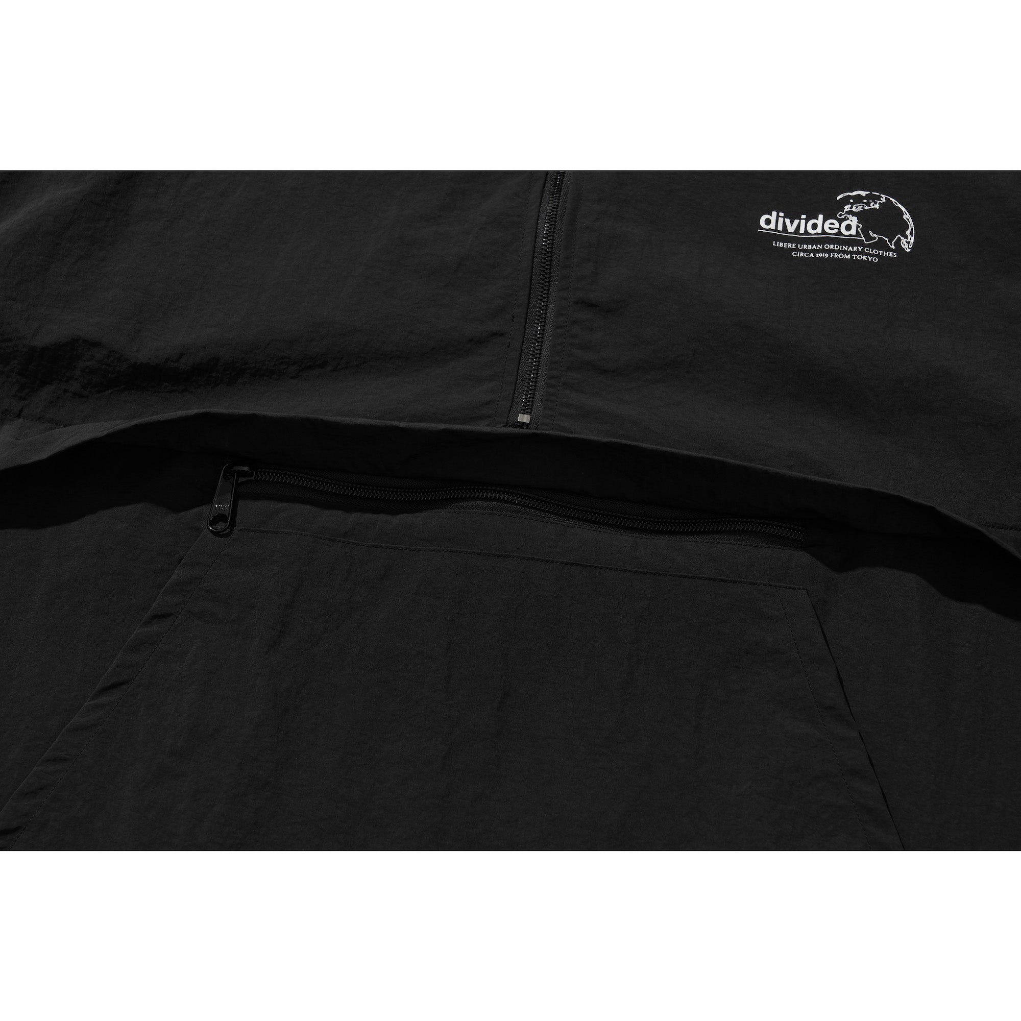 PACKABLE ANORAK JACKET / BLACK