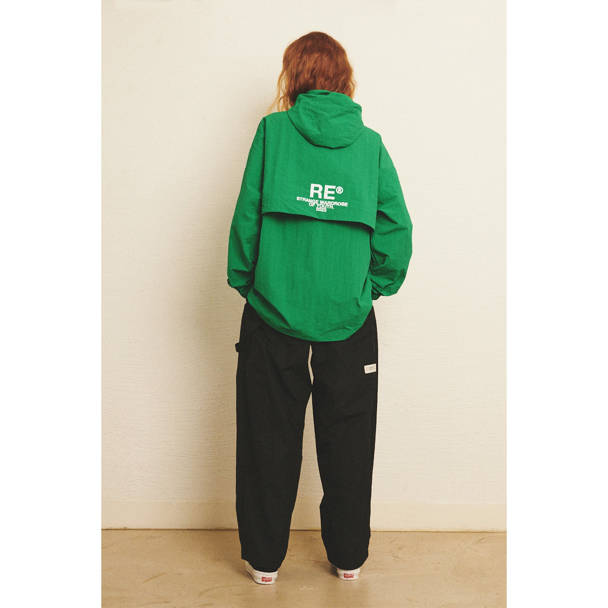 PACKABLE ANORAK JACKET / GREEN