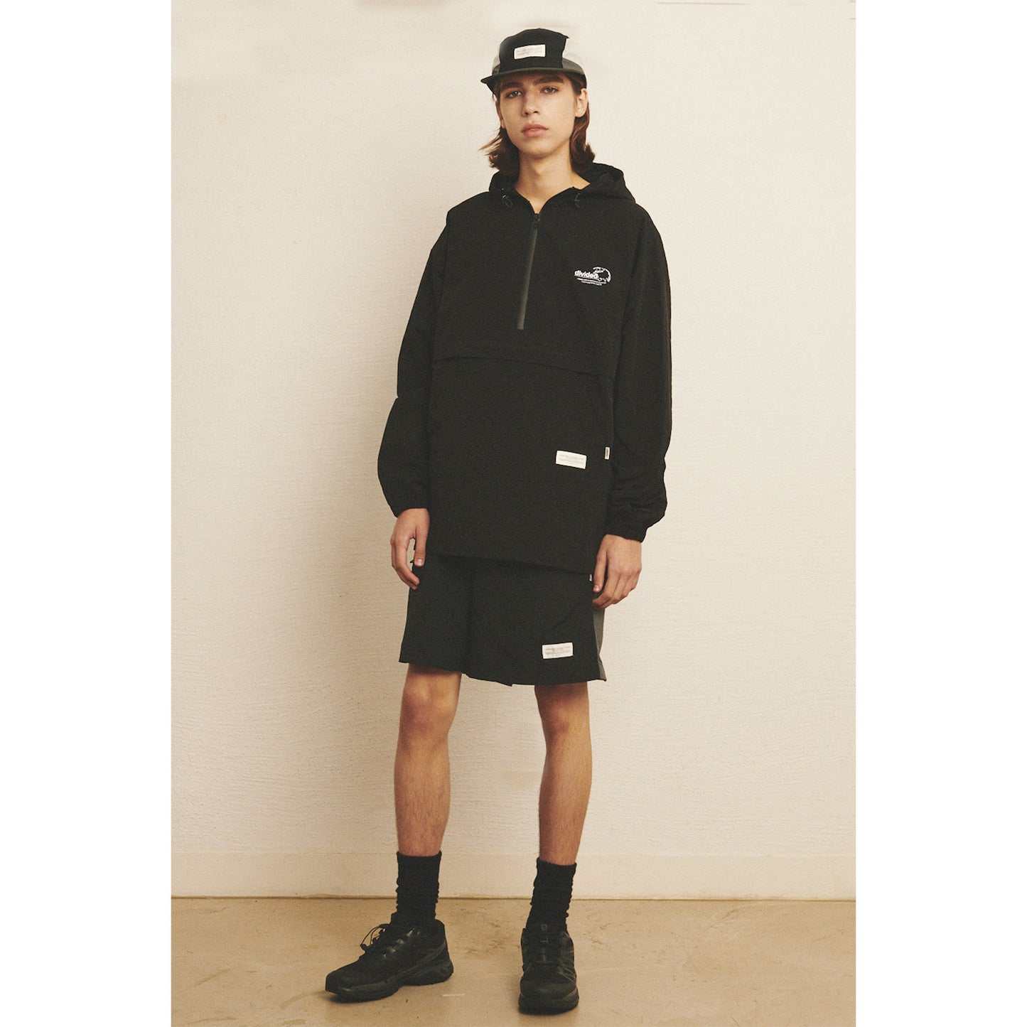 PACKABLE ANORAK JACKET / BLACK