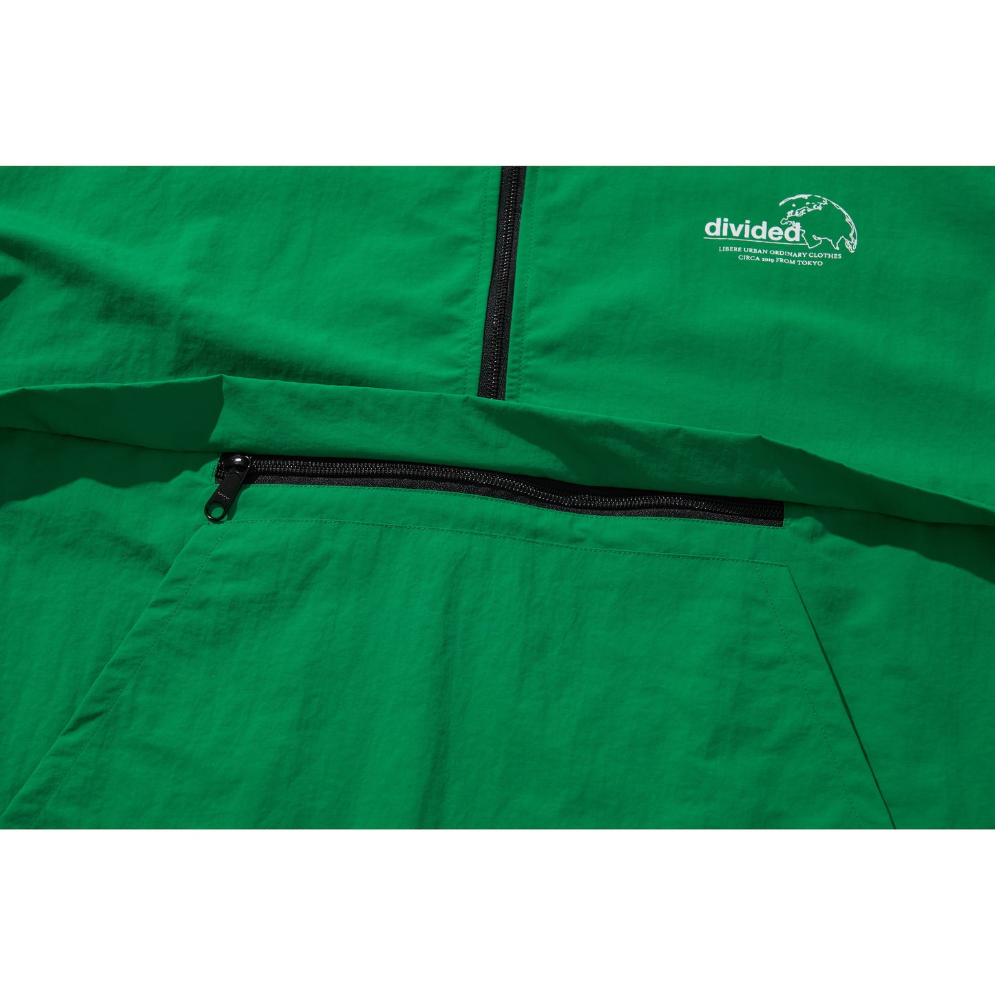 PACKABLE ANORAK JACKET / GREEN