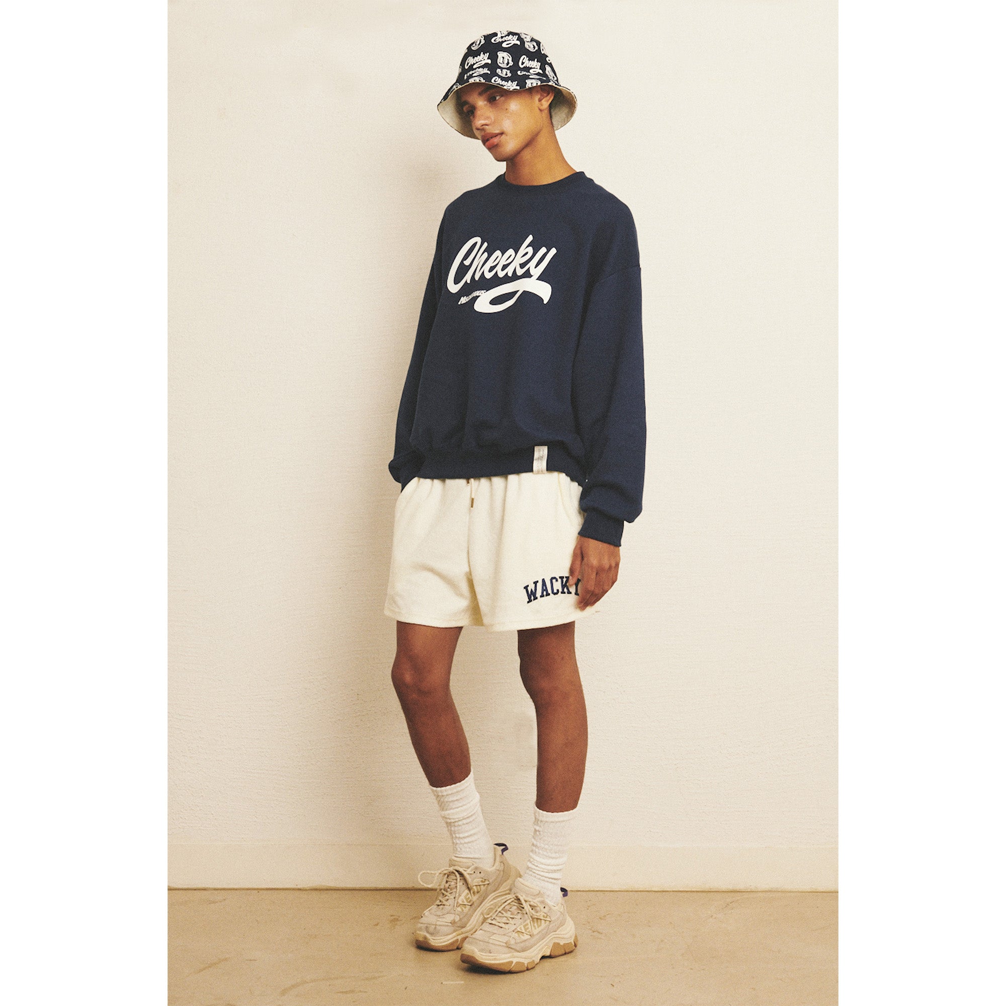 TW WACKY SHORT PANTS / WHITE