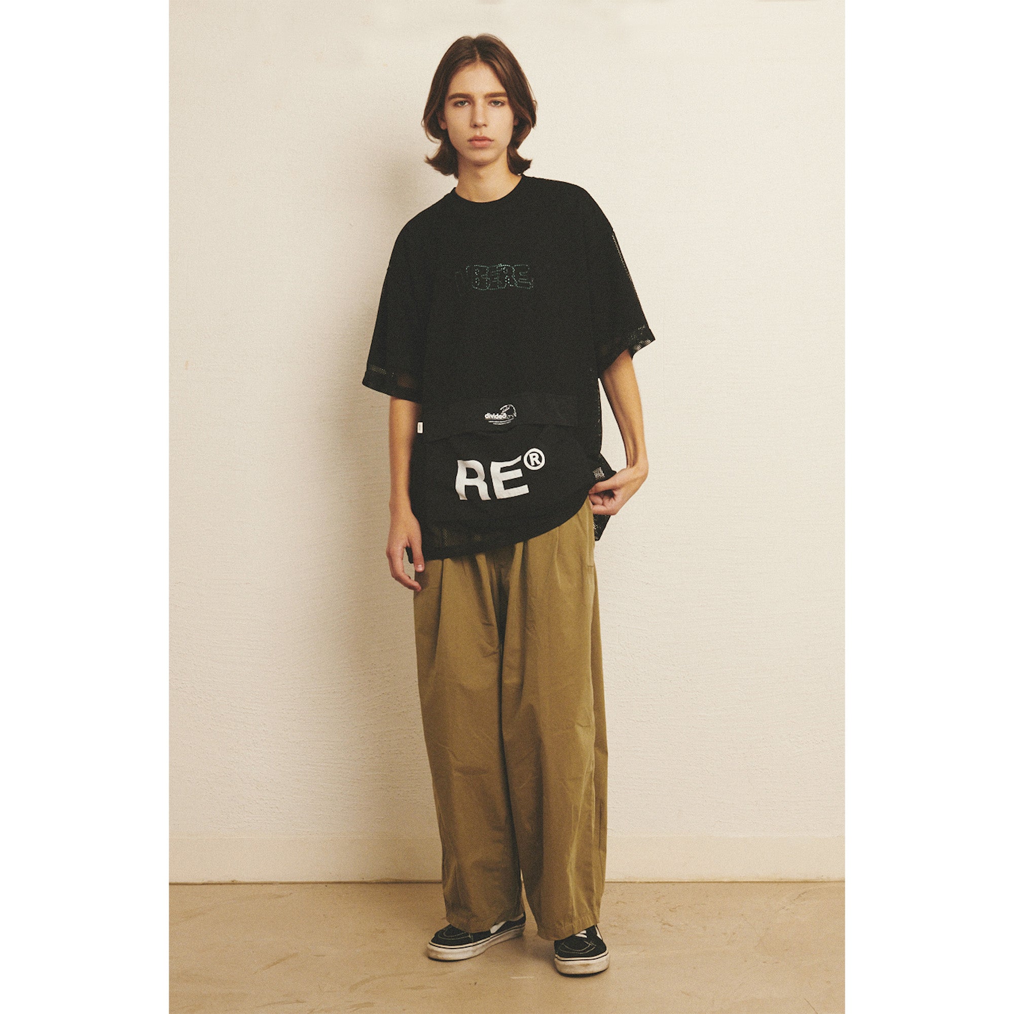 WIDE EASY BALLOON PANTS / OLIVE KHAKI