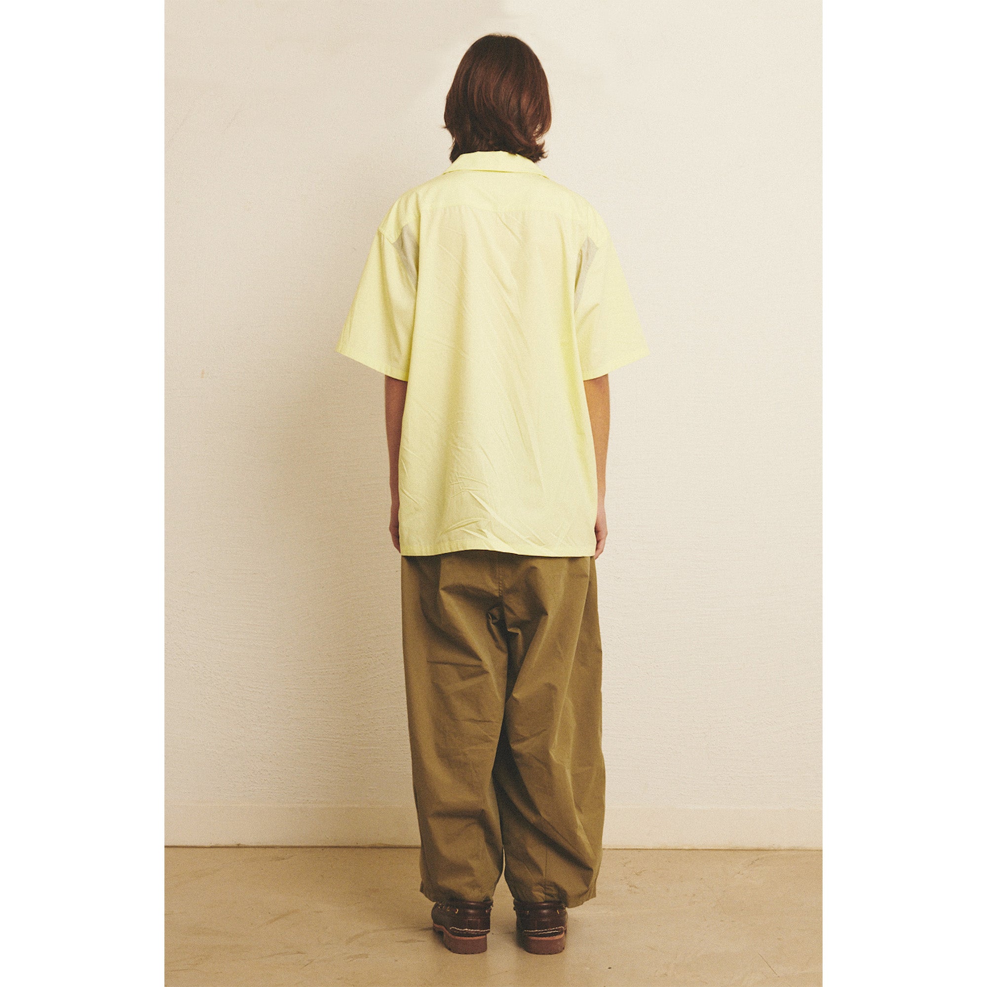 WIDE EASY BALLOON PANTS / OLIVE KHAKI