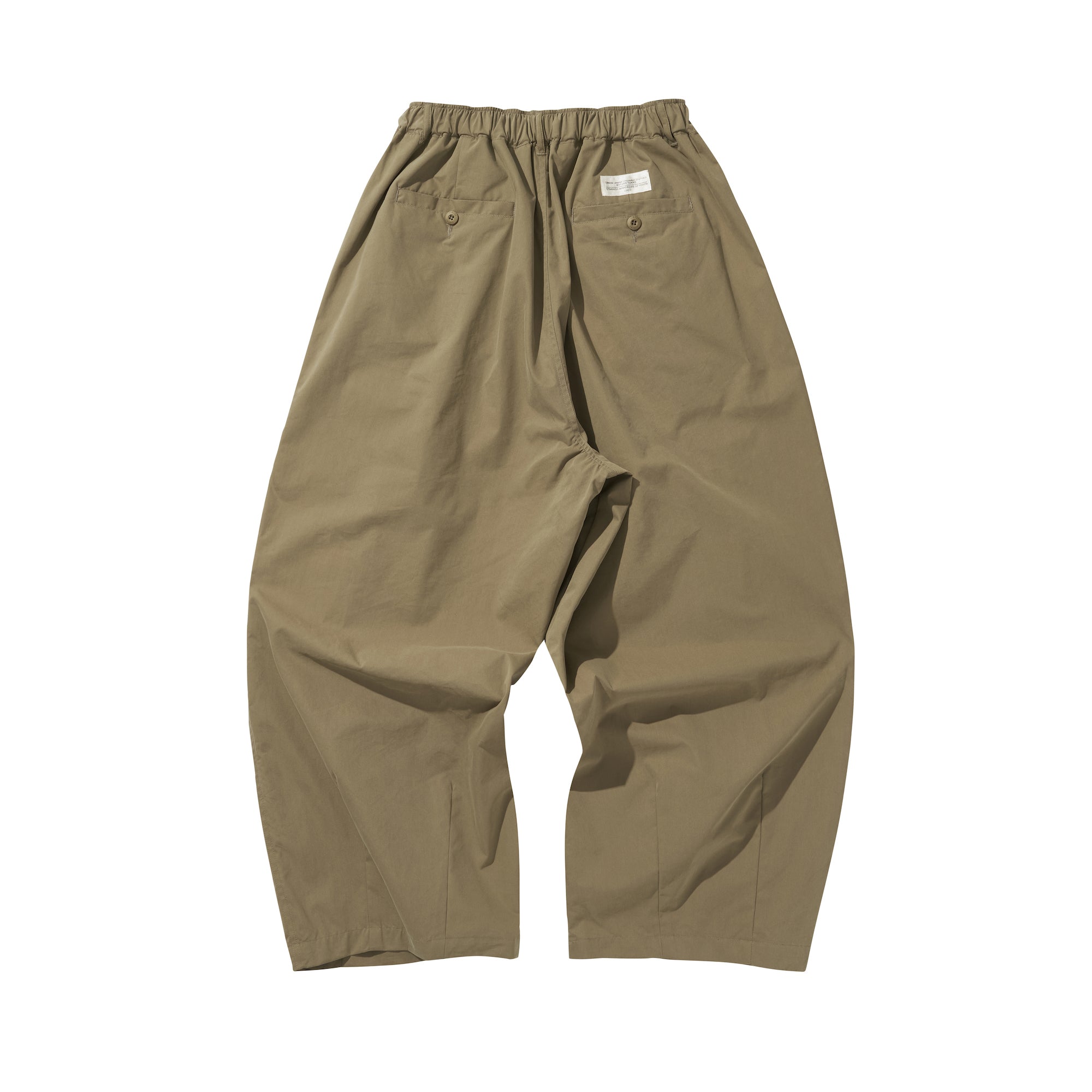 WIDE EASY BALLOON PANTS / OLIVE KHAKI