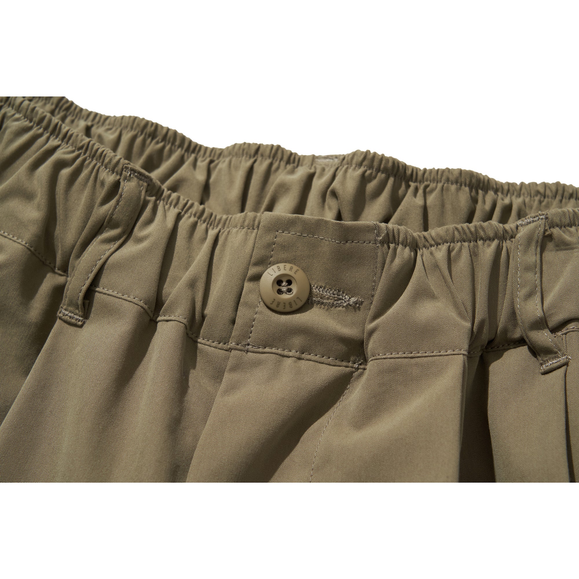 WIDE EASY BALLOON PANTS / OLIVE KHAKI