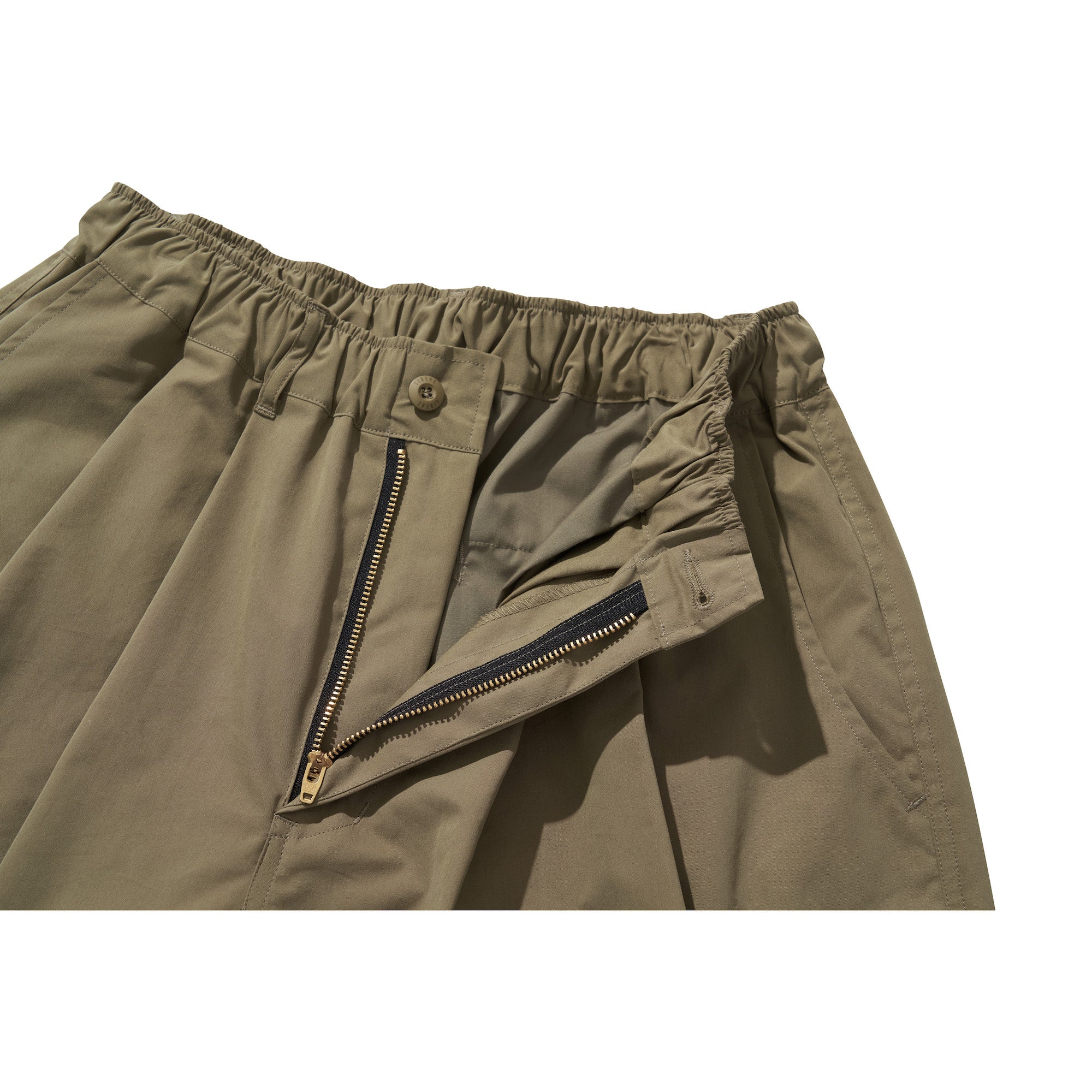 WIDE EASY BALLOON PANTS / OLIVE KHAKI